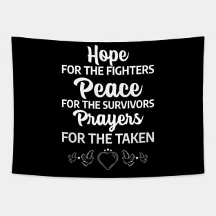 Cancer awareness - World Cancer Day Tapestry