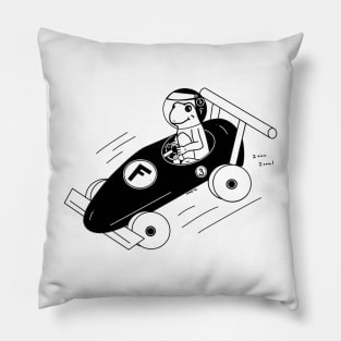 Race Car Frog Pillow