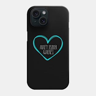 Anxiety Disorder Awareness Heart Support Phone Case