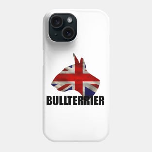 BULL TERRIER - GB flag Phone Case