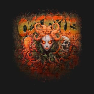 octopus wall graffiti T-Shirt