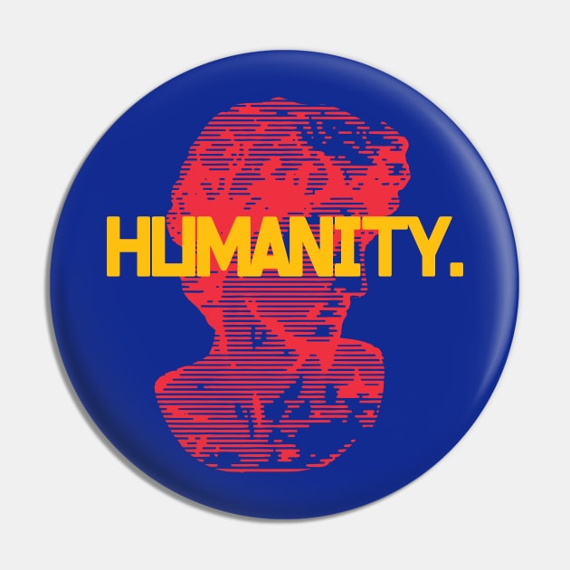 Humanity Pin by Cottonbutton