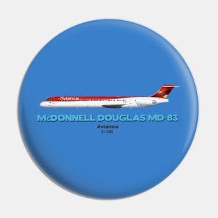 McDonnell Douglas MD-83 - Avianca Pin