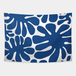 Abstract blue flowers Tapestry