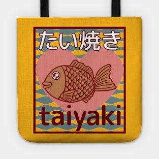 Kawaii Taiyaki  (Japanese fish-shaped cake) Tote