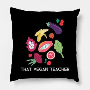 That Vegan Teacher Pillow