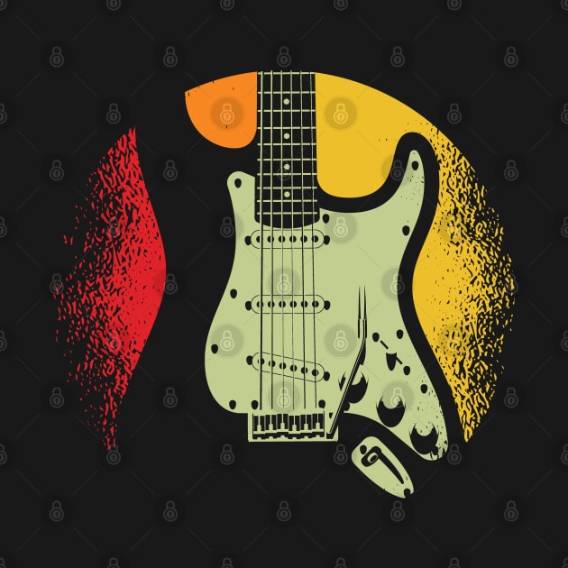 Vintage Guitar Graphic - For Men & Women Guitarists by Graphic Duster