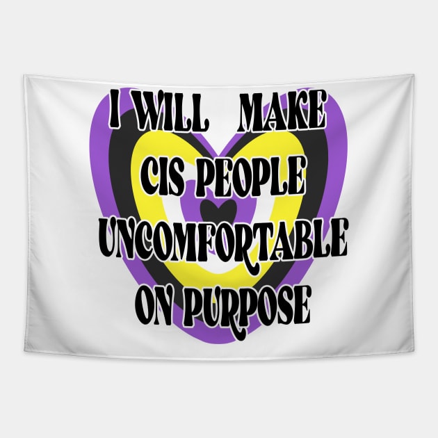 I will make cis people uncomfortable on purpose Tapestry by remerasnerds