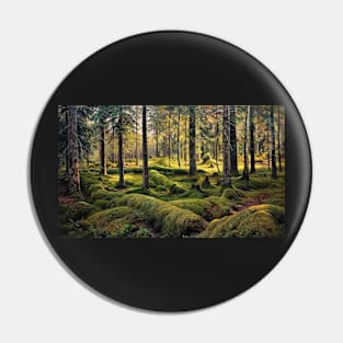 Forest life and death Pin