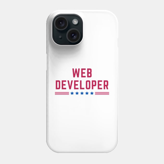 American Web Developer Phone Case by HobbyAndArt