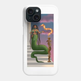 Sasha Colby Goddess Snake Temple Phone Case