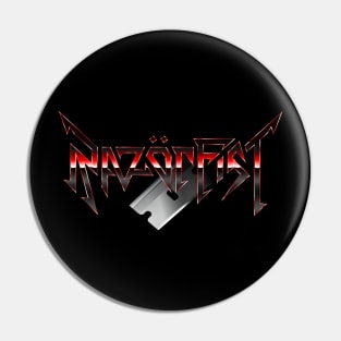 RazörFist Logo (Blood Chrome) Pin