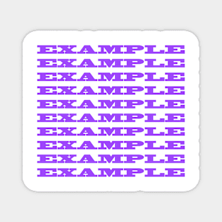 Example - Back Print Magnet