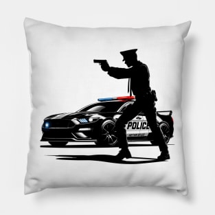 Police Car Pillow