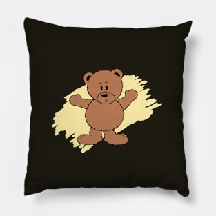 Bear with Me Chocolate Pillow