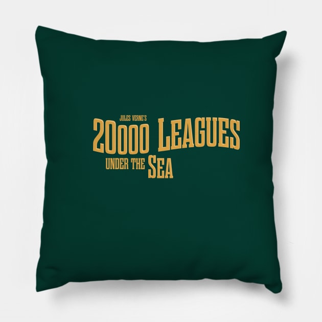 20000 Leagues under the sea Pillow by jimlev