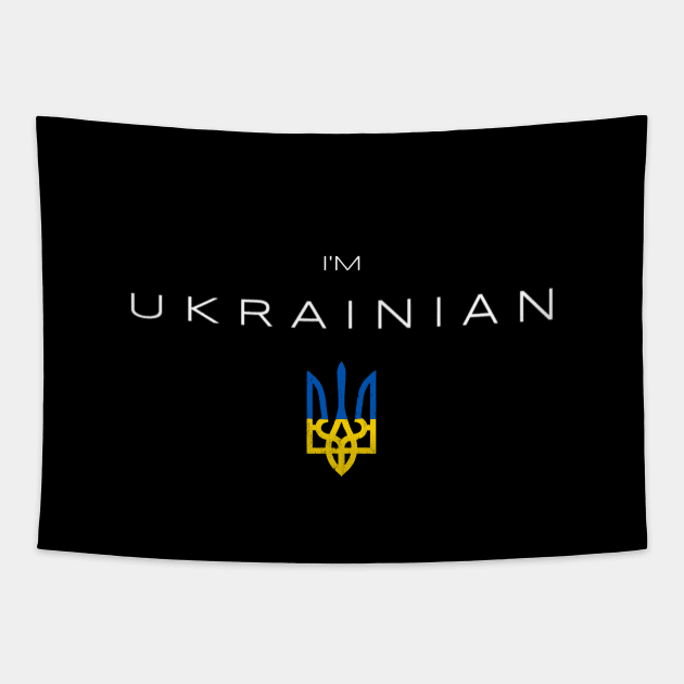 I'm Ukrainian - I am Ukrainian Tapestry by Yasna