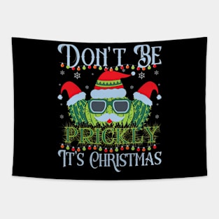 Don't Be Prickly It's Christmas, The Spiky Humor Of Cacti. Tapestry