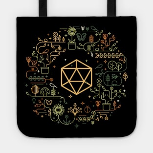 Druid's Polyhedral D20 Dice Set Tabletop Roleplaying RPG Gaming Addict Tote