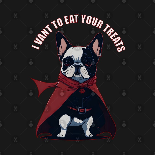 French Bulldog Halloween Vampire by CandyApparel