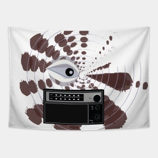 Eyeballs and Radio Waves Tapestry