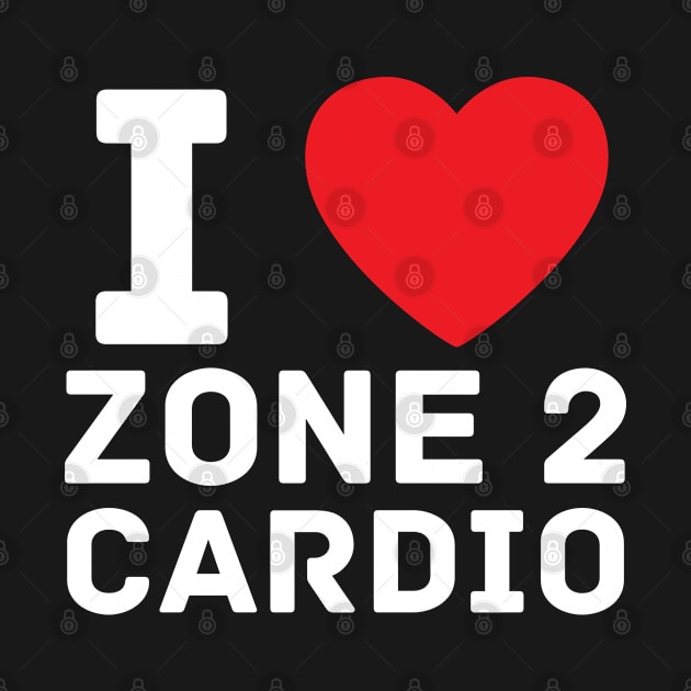 I heart zone 2 cardio I love gym fitness workout by BobaPenguin