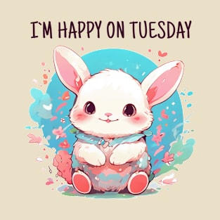 Happy tuesday rabbit T-Shirt