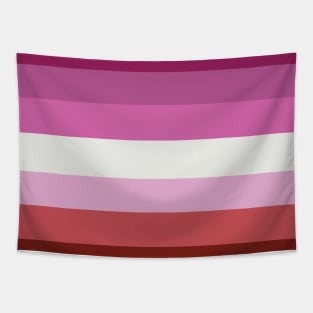 Lesbian pride flag Tapestry