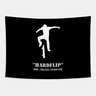 "Hardflip" Pop, create, innovate. Skate Tapestry