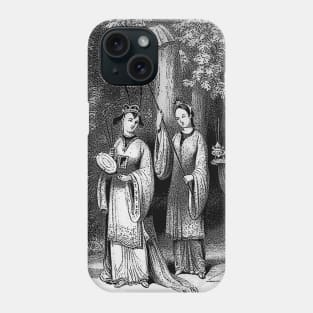 Chinese noble women vintage art Phone Case