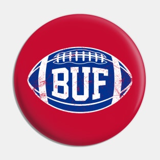 BUF Retro Football - Red Pin