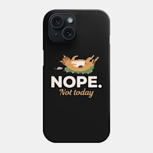 Nope Not Today Cat And Mouse Phone Case