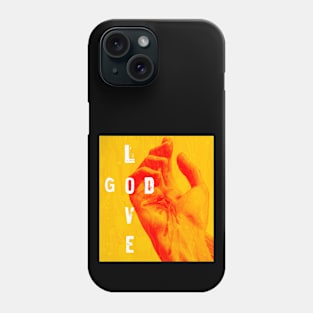 Love God - Golden Light Phone Case