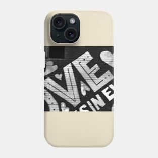 Black and white tee Phone Case