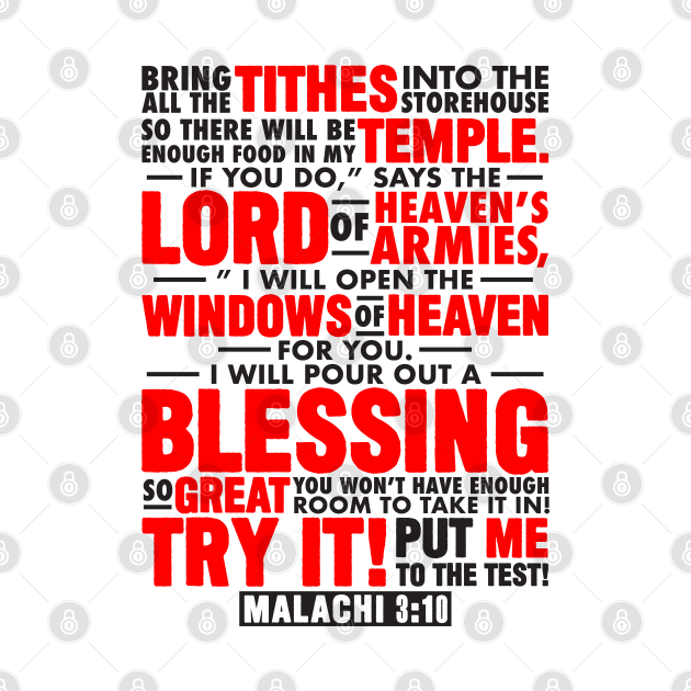 Malachi 3:10 by Plushism