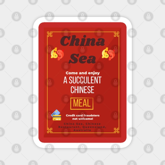 Democracy Manifest - Fake Chinese Restaurant advert Magnet by smadge