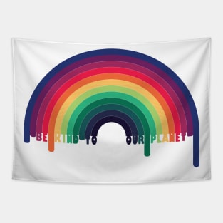 Global Warming: Rainbow Edition Tapestry