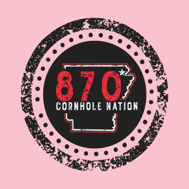 870 Play like a Girl Back Only by 870 Cornhole Nation