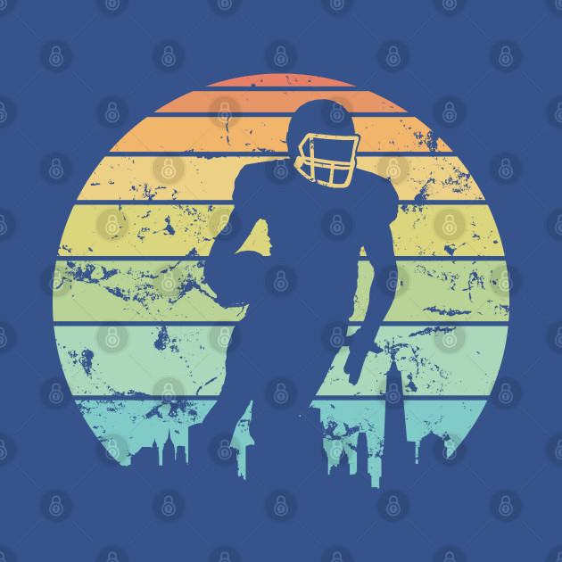 Discover Awesome Vintage Football Players, Gift For Football Sports Lover For Men, Women & Kids - Football Lover - T-Shirt