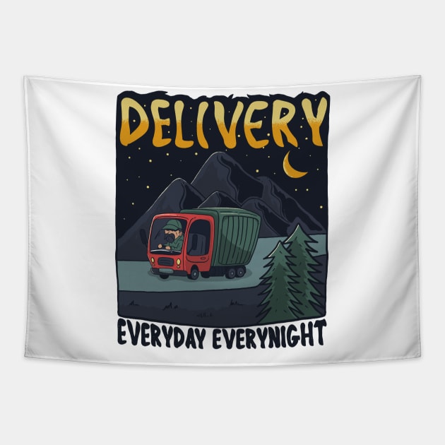 Delivery man Tapestry by lasthopeparty