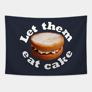 Let Them Eat Cake Funny Food Graphic Tapestry