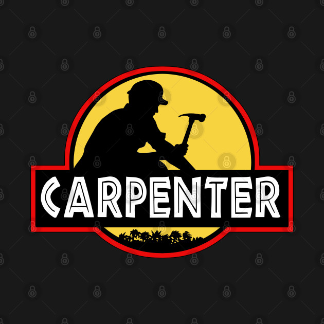 Discover Carpenter Jurassic Park Parody Logo - Carpenter - T-Shirt