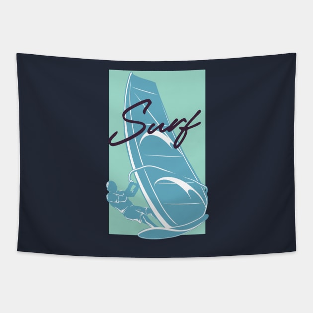 Surf Tapestry by MinnieWilks