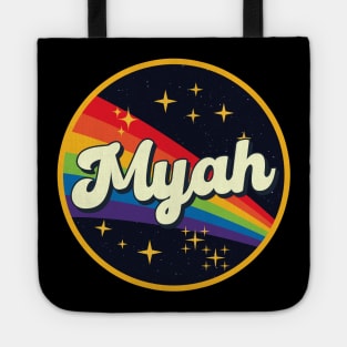 Myah // Rainbow In Space Vintage Style Tote