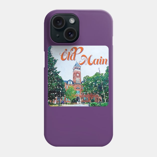 Clemson's Old Main Phone Case by Parkeit