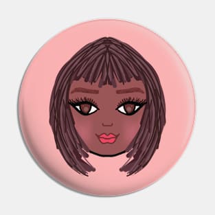 Strong Girl Pin