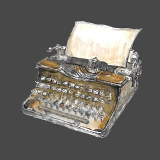 Vintage Typewriter - Vintage Objects - Gifts for writers. T-Shirt