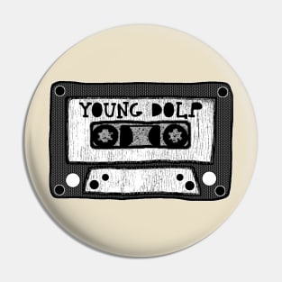 young dolph cassette black and white Pin