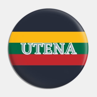 Utena City in Lithuania Pin