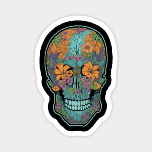 Tropical Escape Skull Tee! Magnet